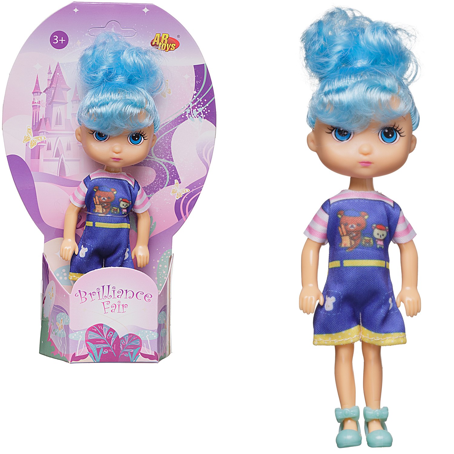 Кукла модельная Abtoys Времена года PT-01835/голубые - фото 2