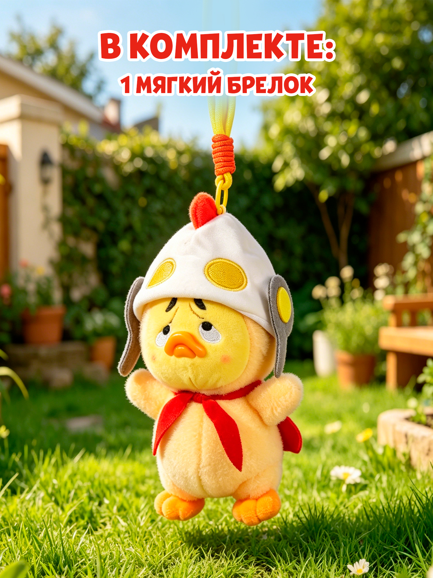 Брелок Upset Duck Born This Way Duck - фото 6