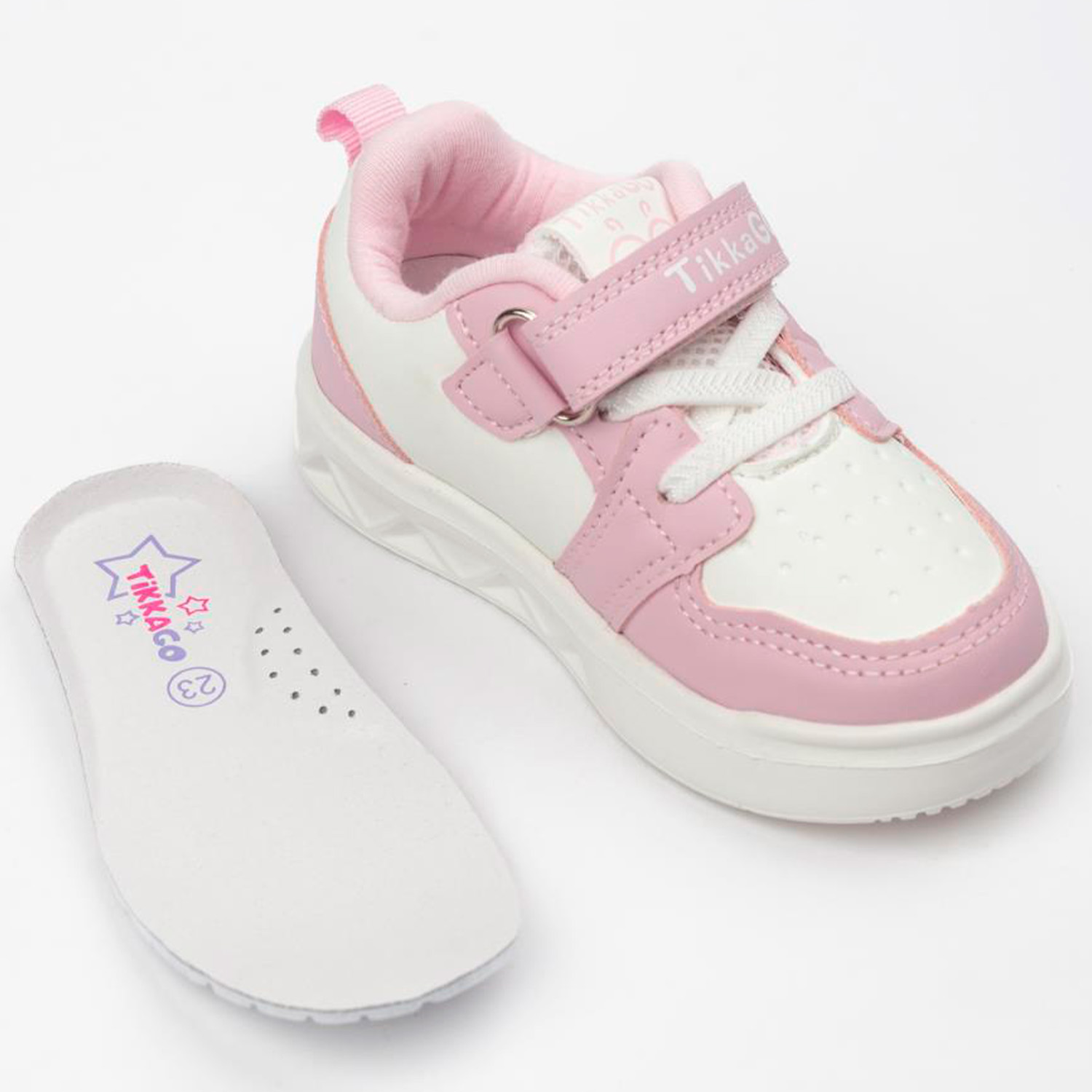Кроссовки TikkaGo 1A05_6251-1_white-pink - фото 4