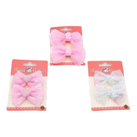Зажим для волос FUNNY BUNNY 2шт в ассортименте NFB2-54