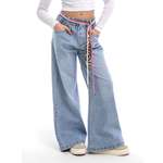 Джинсы-палаццо СИНИЙ МИР