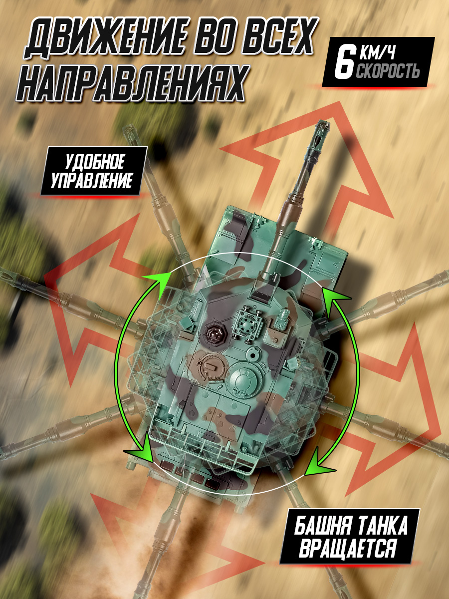 Танк РУ Mioshi Армия 1:28 - фото 2