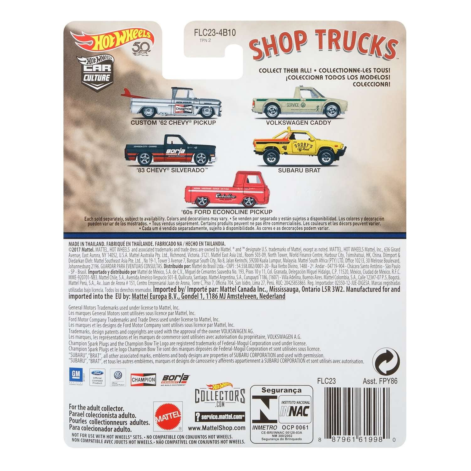 Автомобиль Hot Wheels 1:64 FPY86 - фото 3
