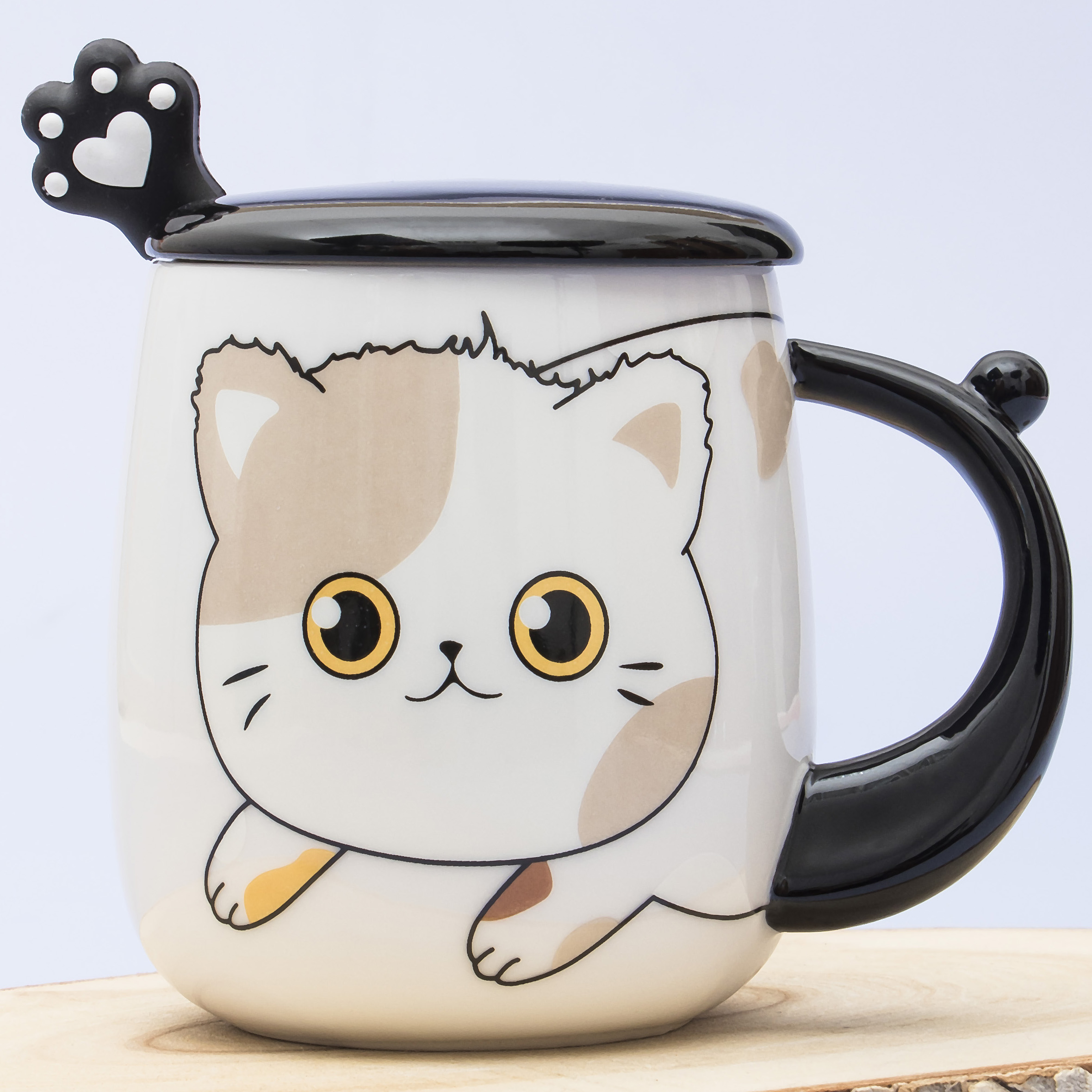 Кружка ЭВРИКА Котик довольный №2 - фото 1