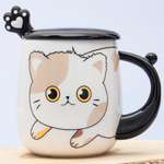 Кружка ЭВРИКА Котик довольный №2