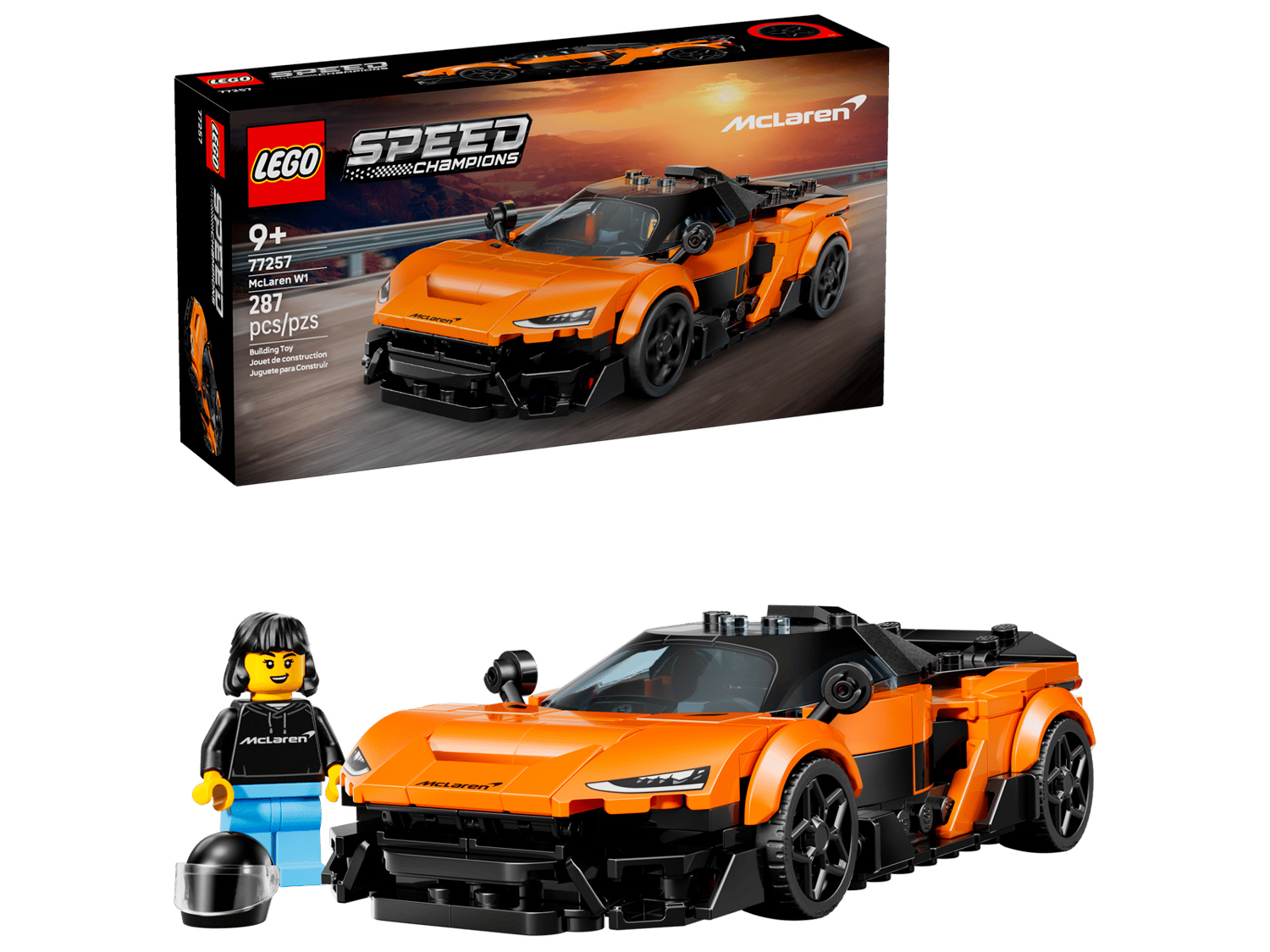 Конструктор LEGO Speed Champions Макларен W1 77257 287 дет. - фото 1