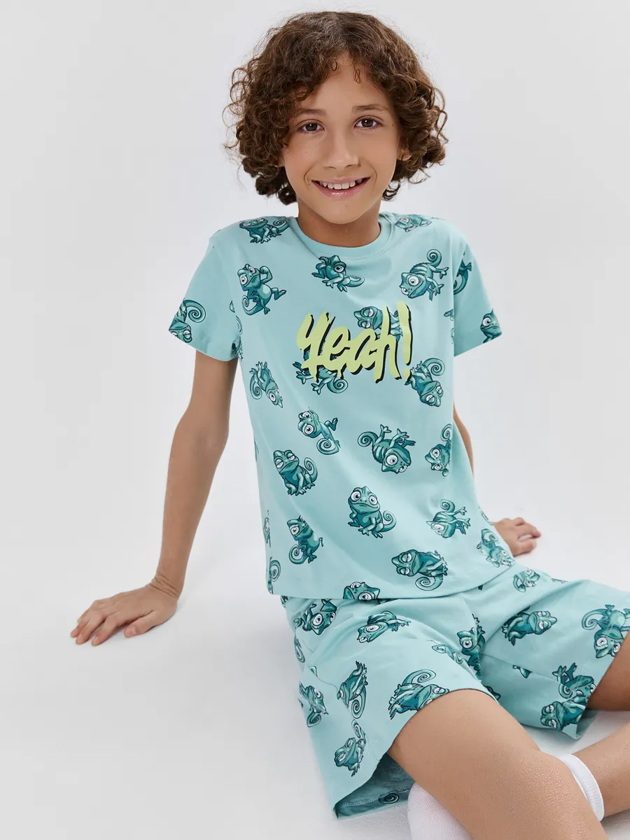 Пижама Mark Formelle (Марк Формэль) 563322/хамелеоны на морских бликах - фото 5