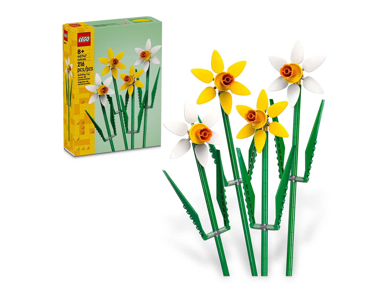 Конструктор LEGO Botanicals Нарциссы 216 дет. - фото 1