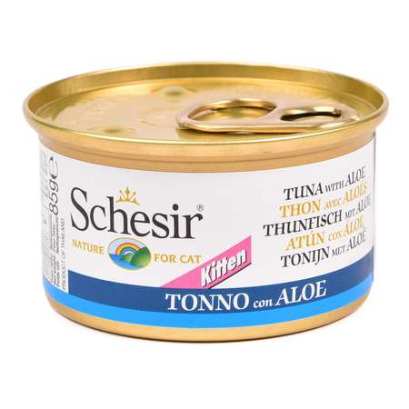 Корм влажный для котят Schesir 85г тунец с алоэ