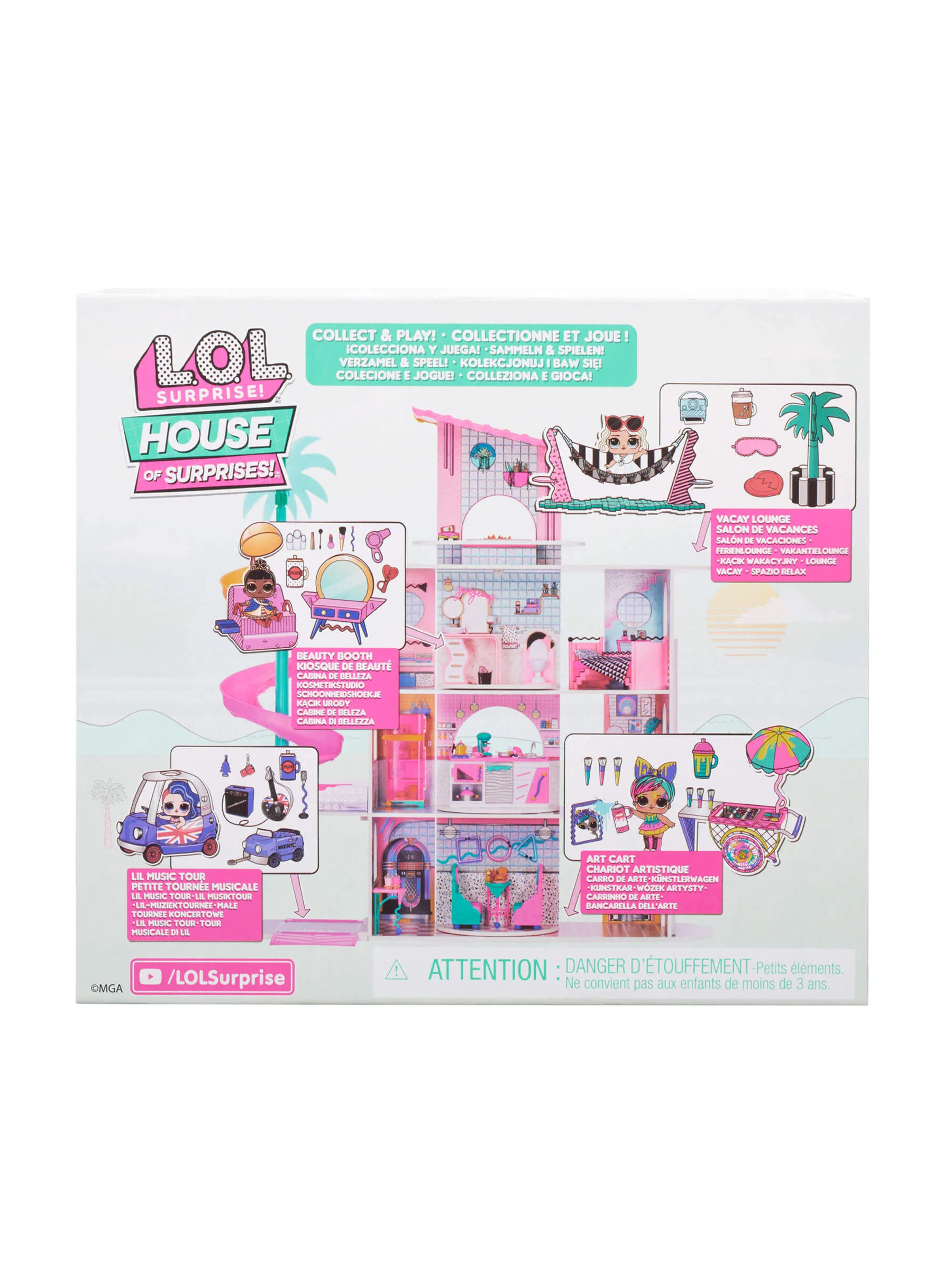 Кукла мини L.O.L. Surprise! Furniture Vacay Lounge 00-00018700 - фото 4