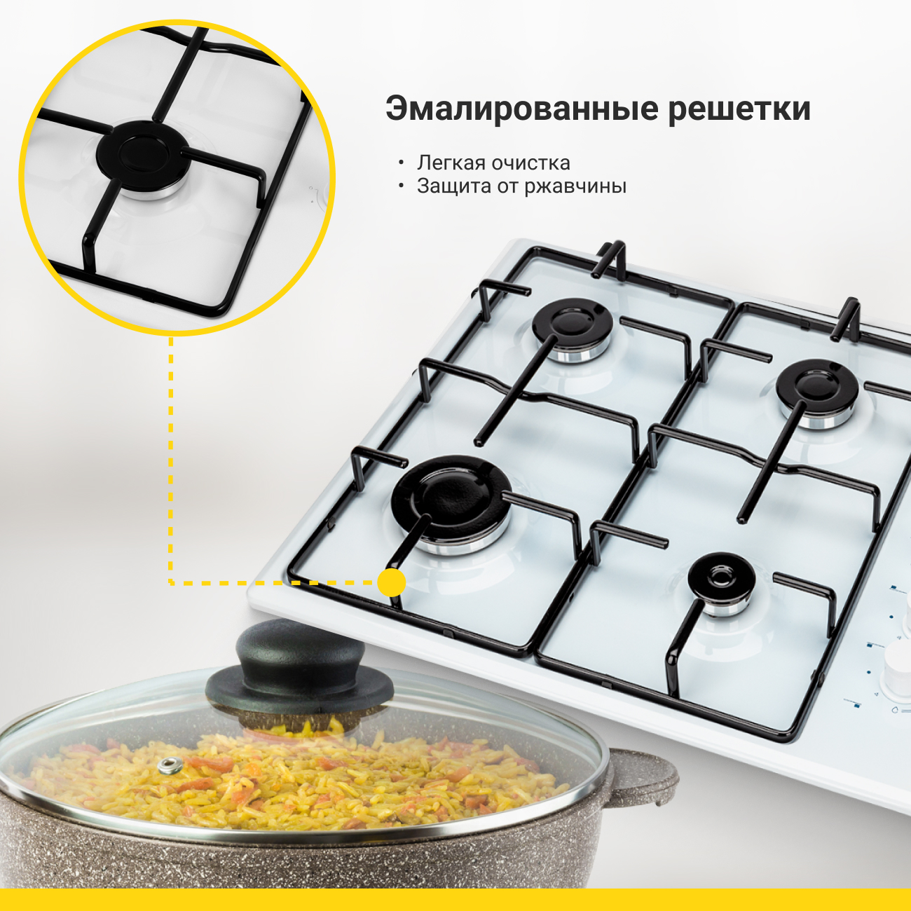 Газовая варочная панель Simfer Simfer H30V20B420 - фото 6