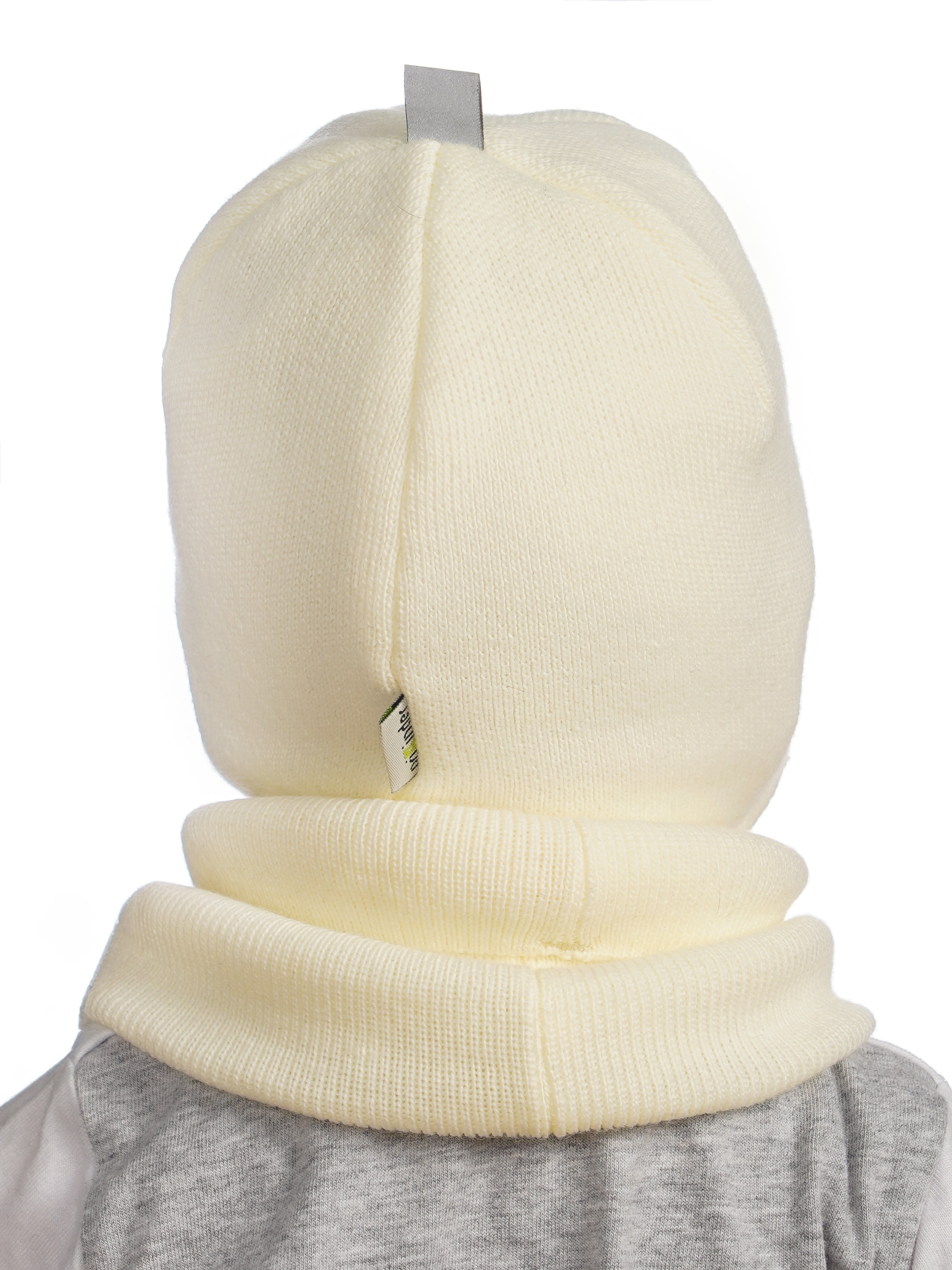 Шапка и снуд ПриКиндер U-Sp24201 Цвет: Молочный - фото 13