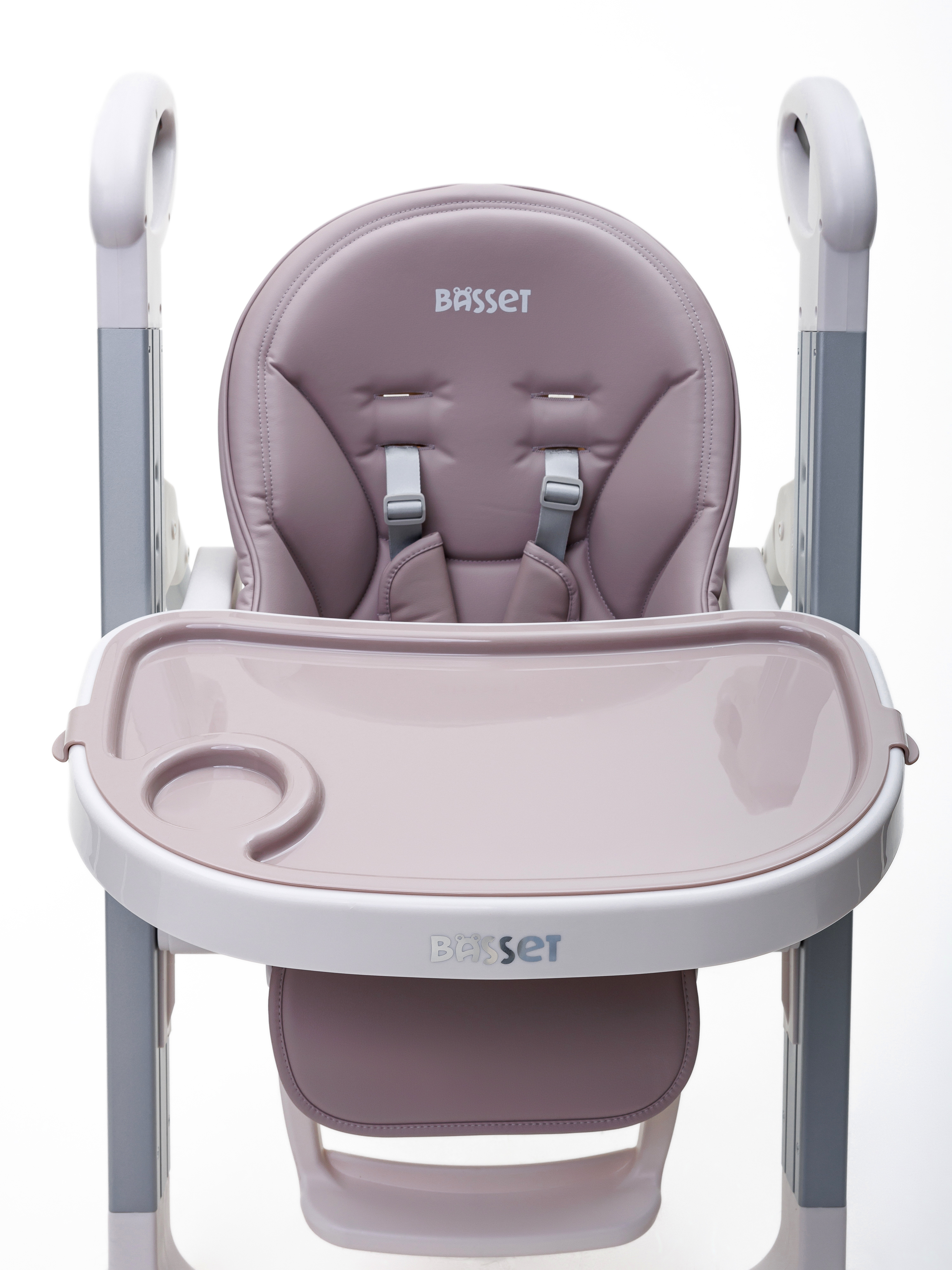 Стульчик для кормления BASSET B2 серый - фото 23