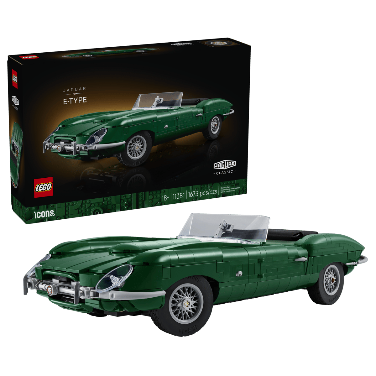 Конструктор LEGO Creator Expert Jaguar E-Type 11381 1673 дет. - фото 1