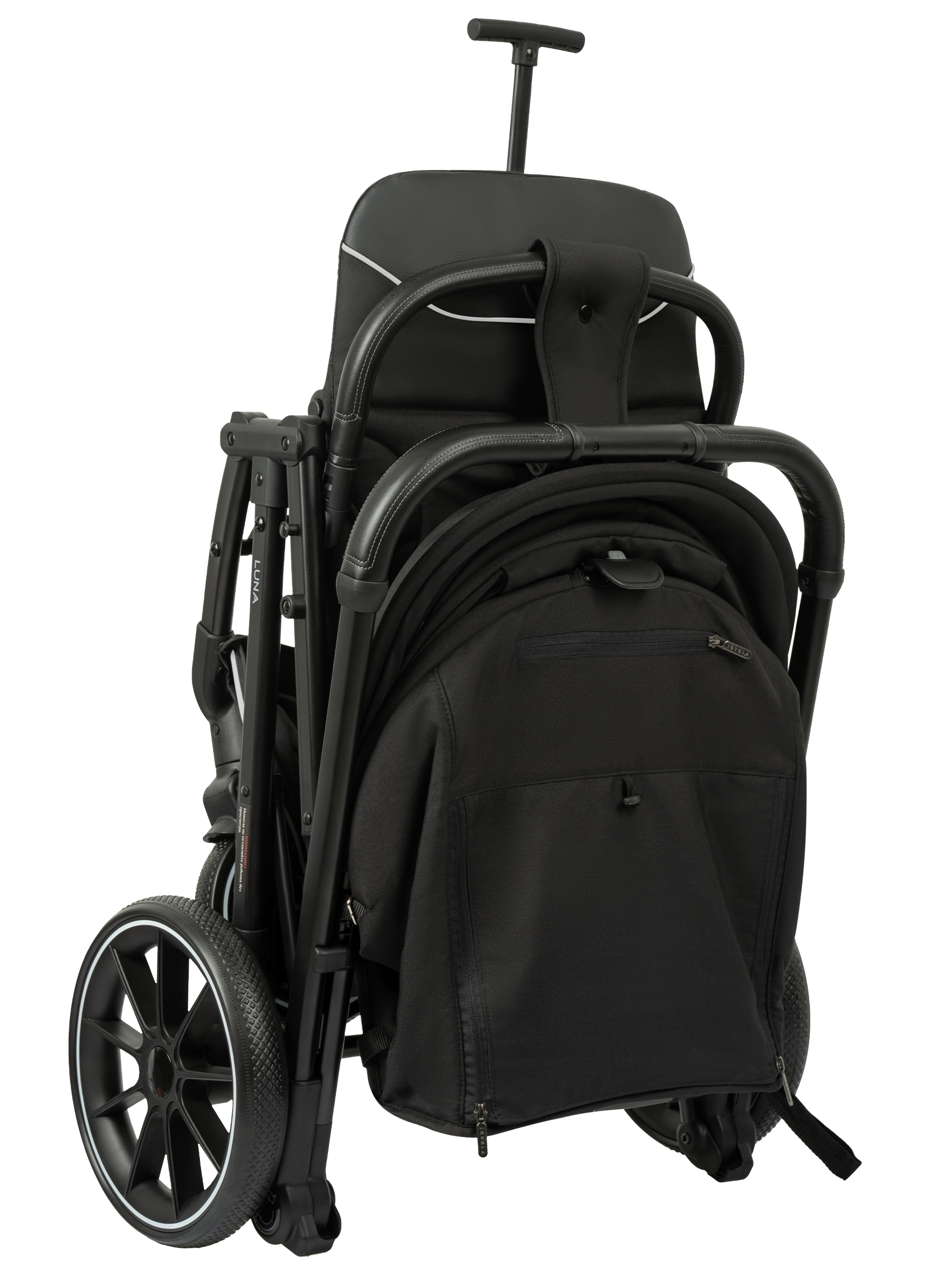 Коляска прогулочная JOVOLA LUNA черный - фото 21