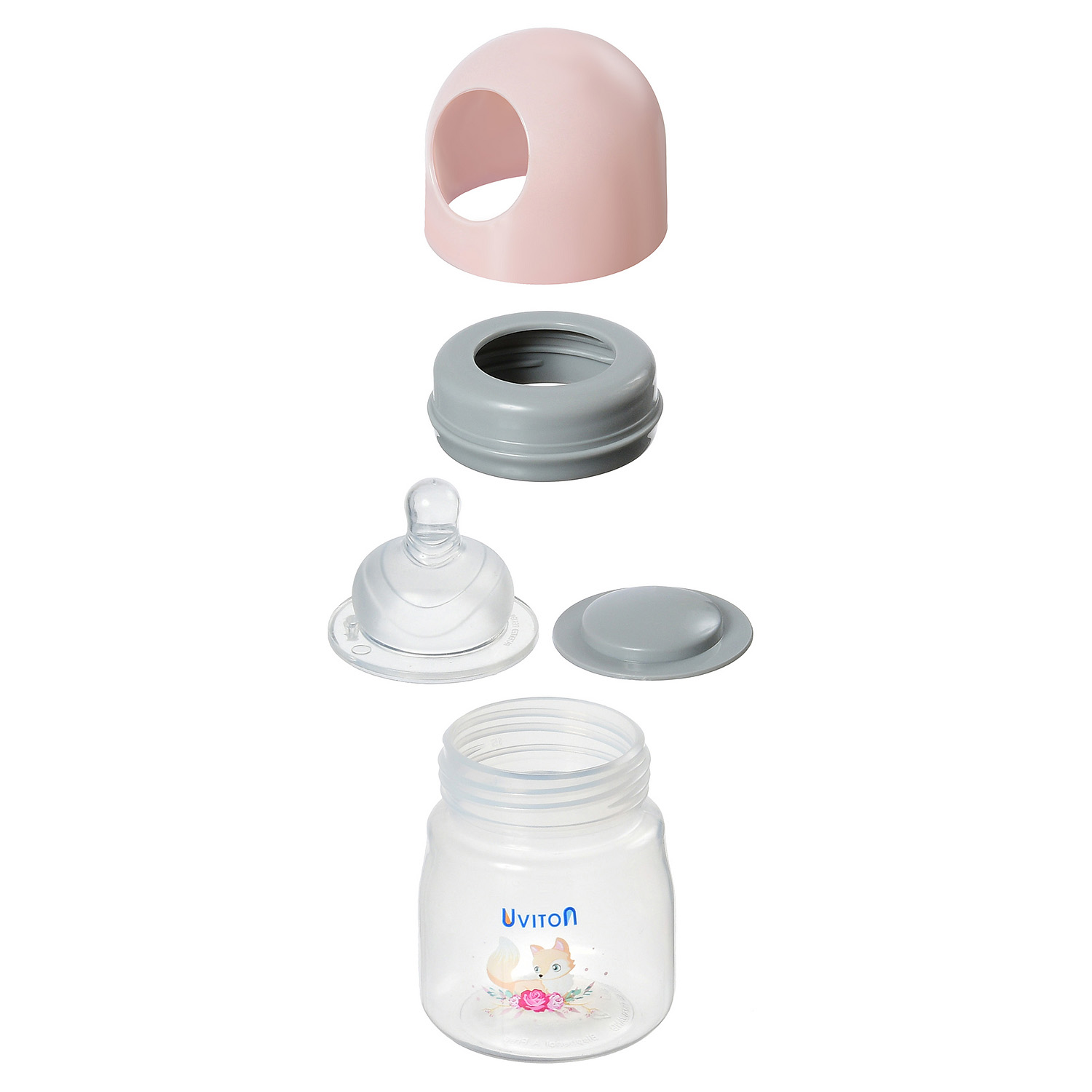 Бутылочка Uviton Anti-Colic 125 мл в ассортименте - фото 13