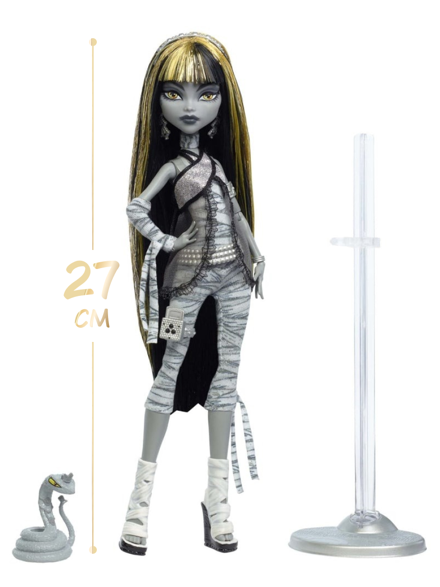 Кукла модельная Monster High Клео де Нил высота 27 см JDR65 - фото 2