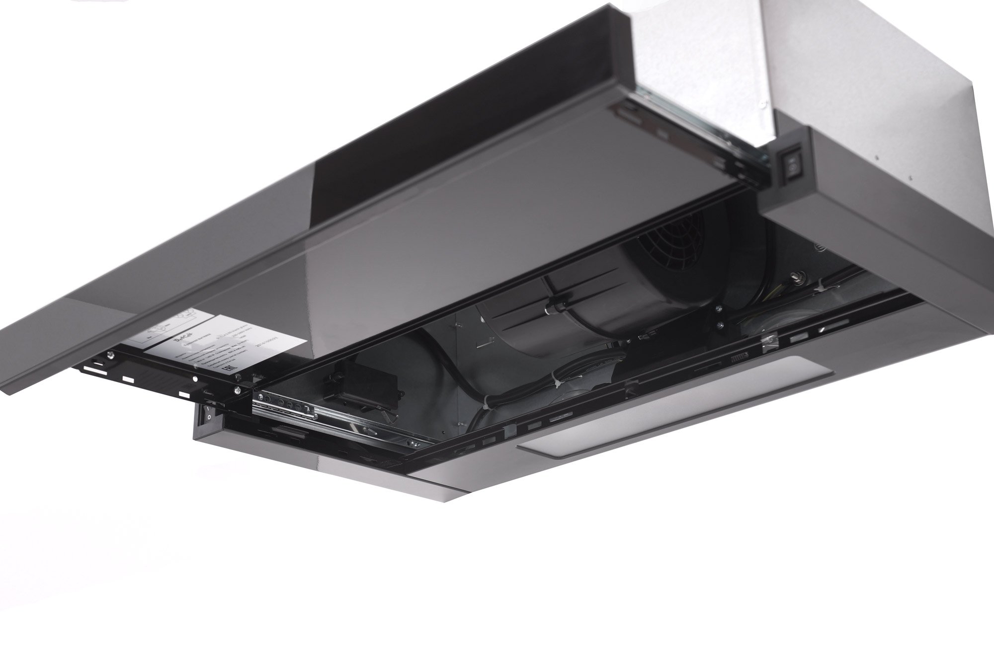 Вытяжка кухонная EXITEQ EXITEQ EX-1076 black glass - фото 4