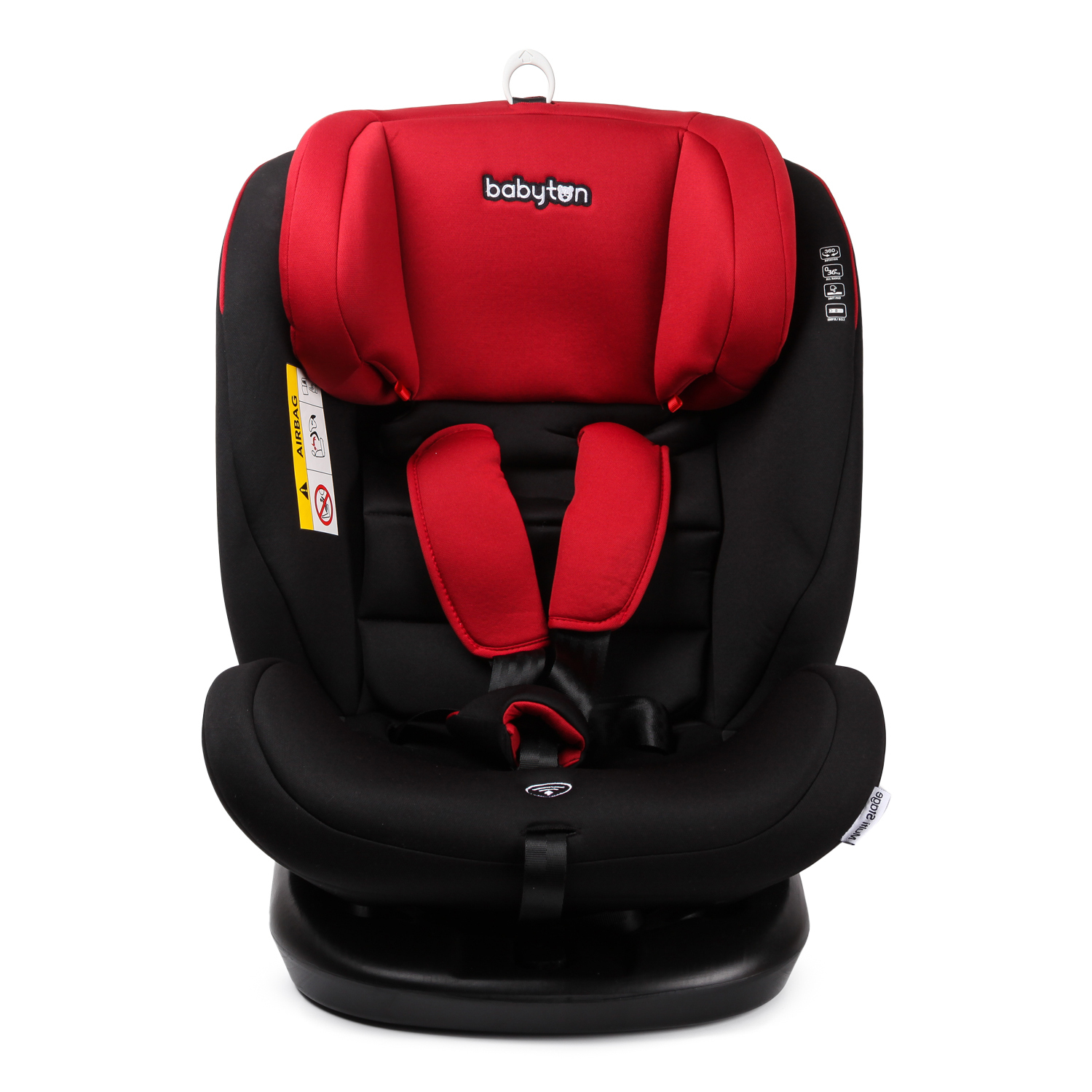 Автокресло Babyton Multi-Stage Isofix 0+/1/2/3 (0-36 кг) красный - фото 3