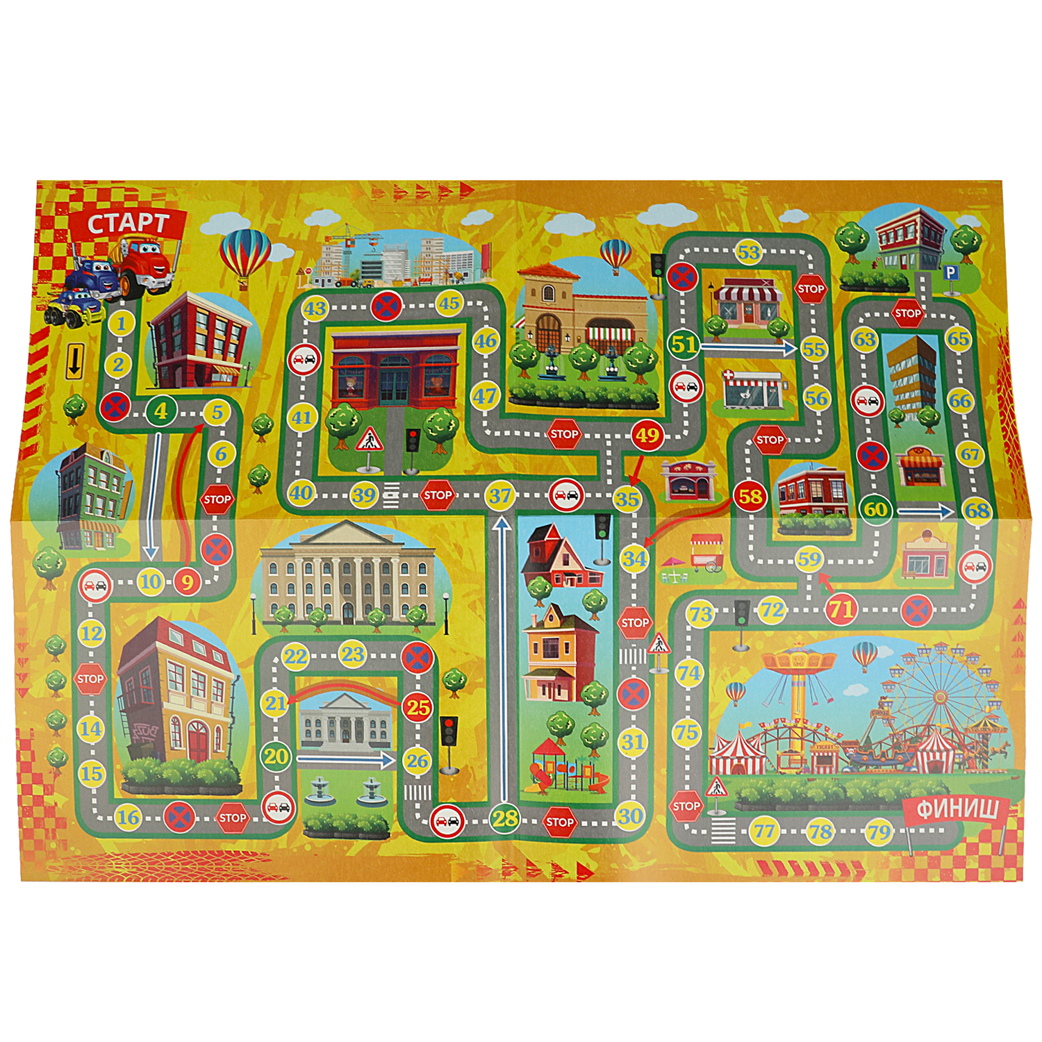 Настольная игра Умные игры Веселые грузовички - фото 4