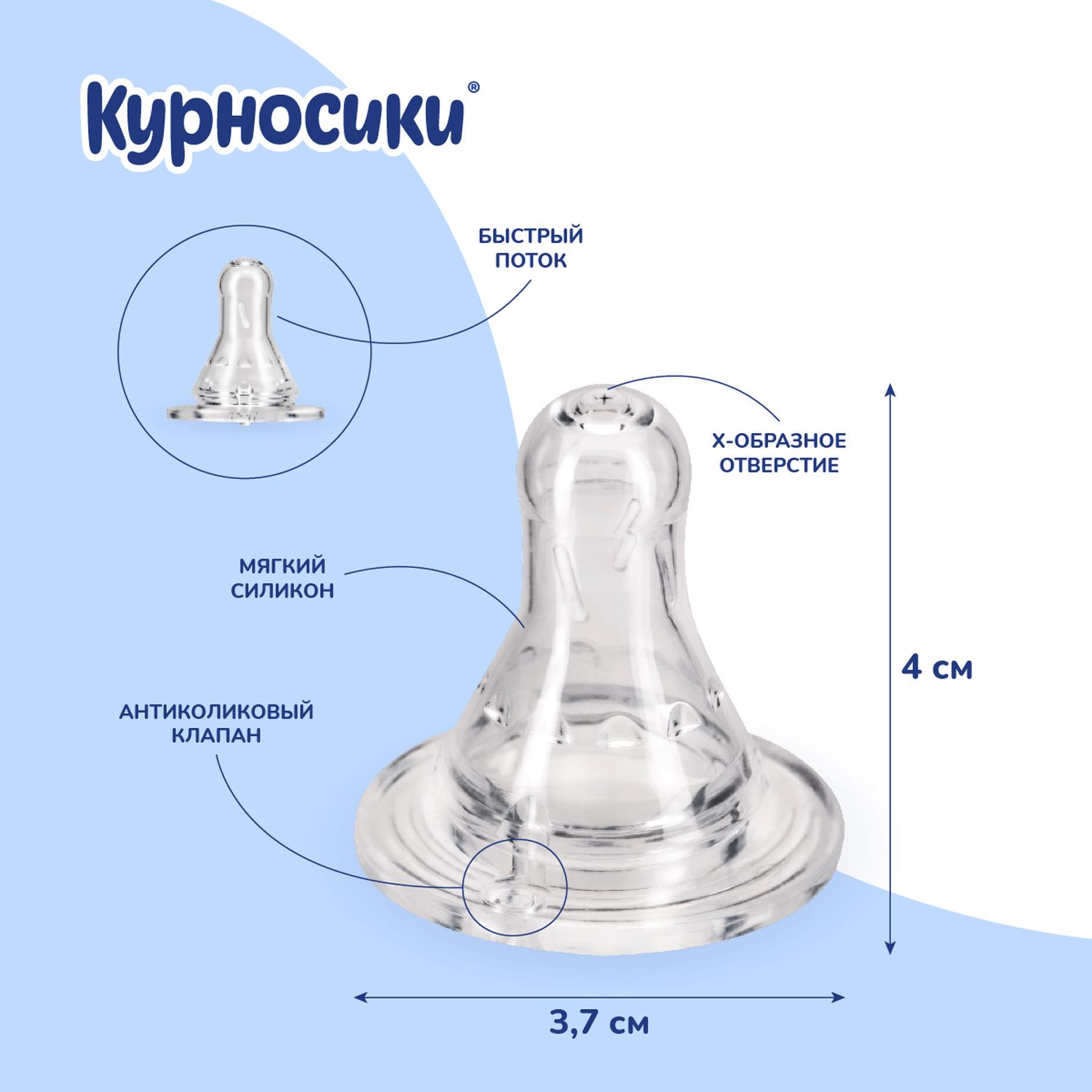 Бутылочка Курносики 250 мл в ассортименте - фото 11