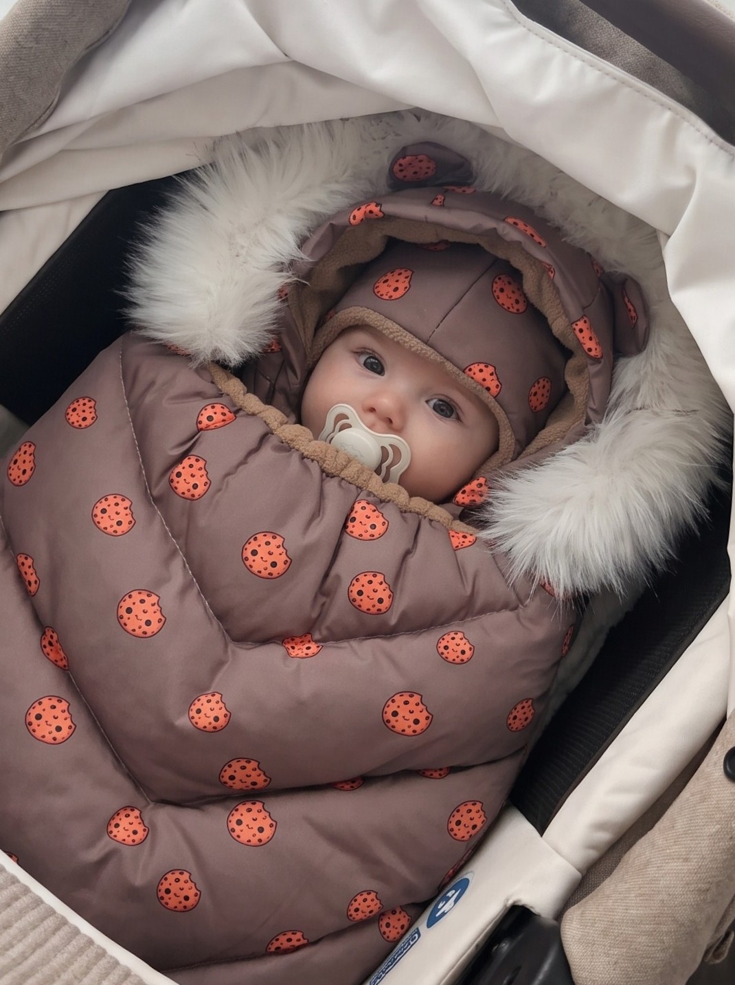 Конверт на выписку KARPBABy коричневый - фото 2