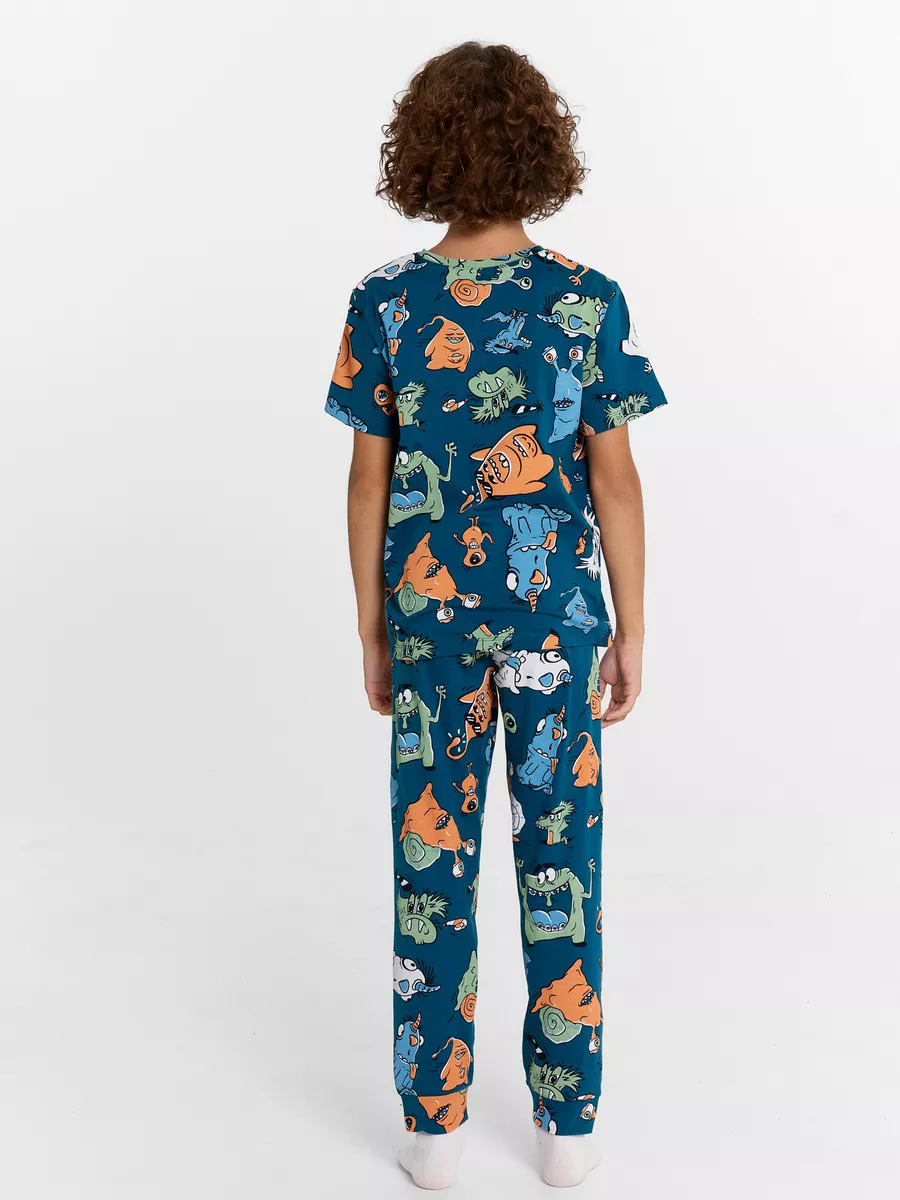 Пижама Mark Formelle (Марк Формэль) 563321-1/монстрики на синей бирюзе - фото 3