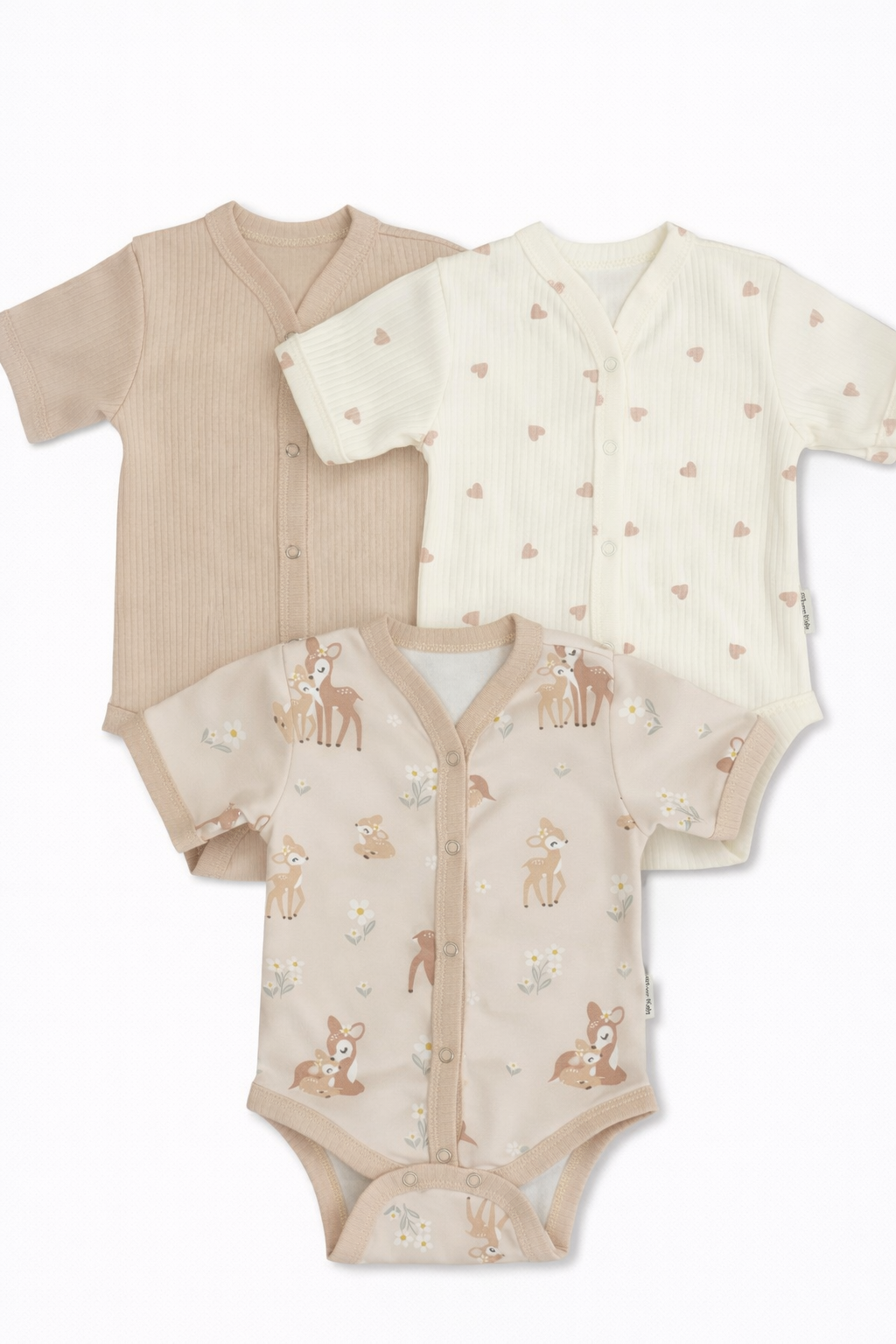 Боди 3 шт Супер Пупс нбр/3пр/бд/sk23/рубчик/леснаясказка - фото 1