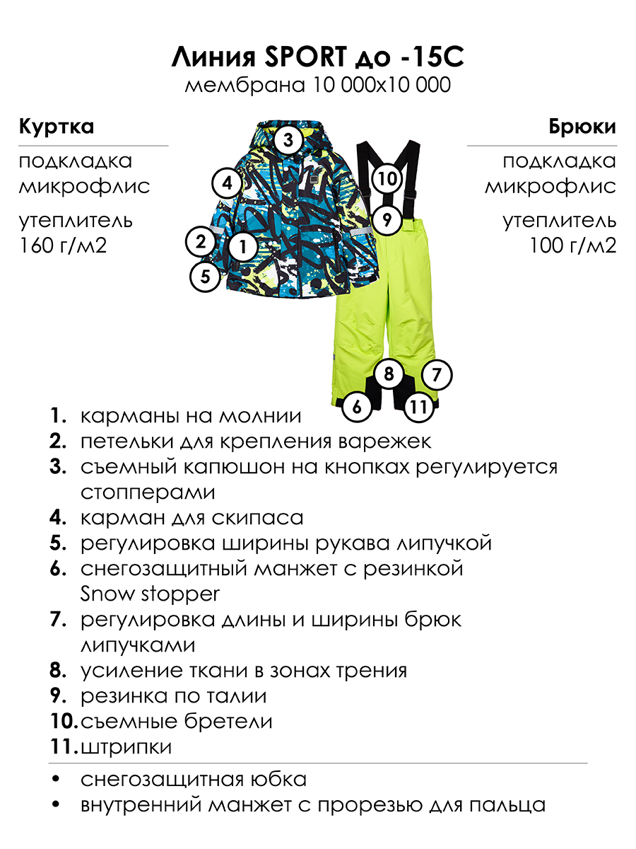 Куртка и брюки PlayToday 32412327 - фото 8