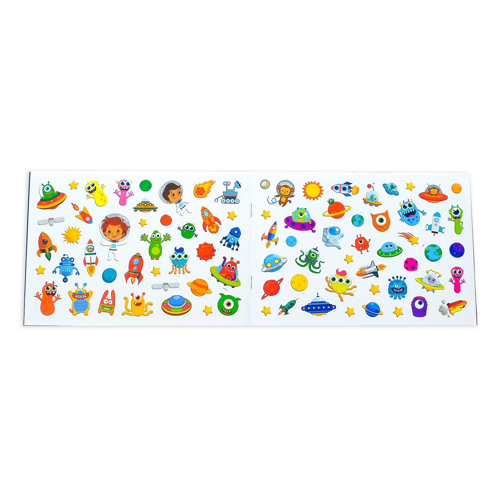 Книжка Буква-ленд 111 наклеек Путешествуем по космосу 12 стр - фото 3