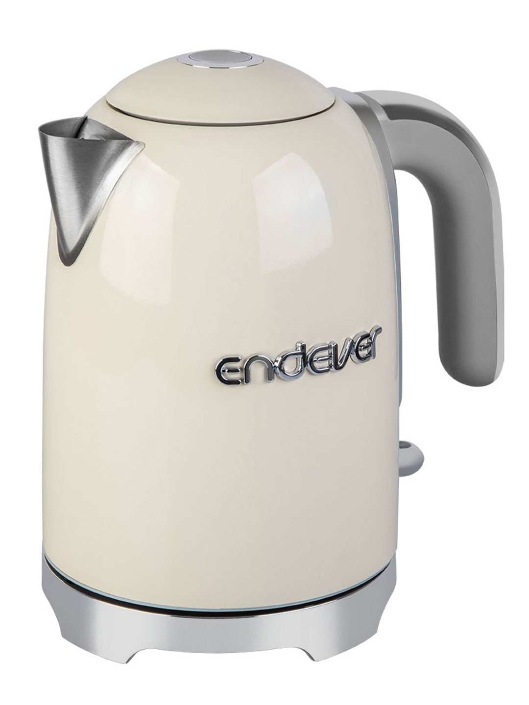 Чайник электрический ENDEVER Endever KR-376S 2200 Вт 1.7 л нержавеющая сталь автокрышка бежевый - фото 6