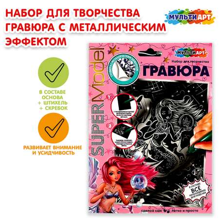 Гравюра Multiart Русалка
