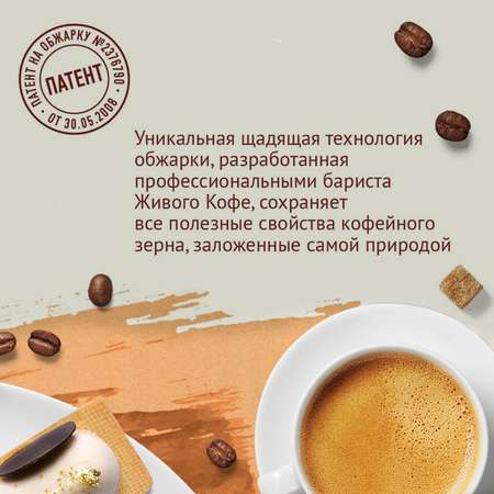 Кофе в зернах 1 кг Живой Кофе Бразилия Сальвадор де Байя