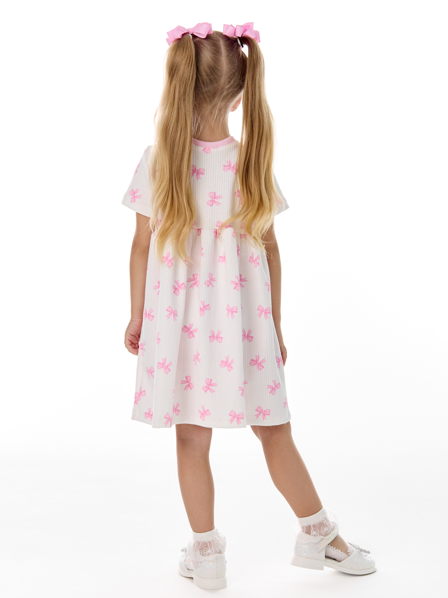 Платье LEVAKIDS платье для девочки_бантики - фото 5