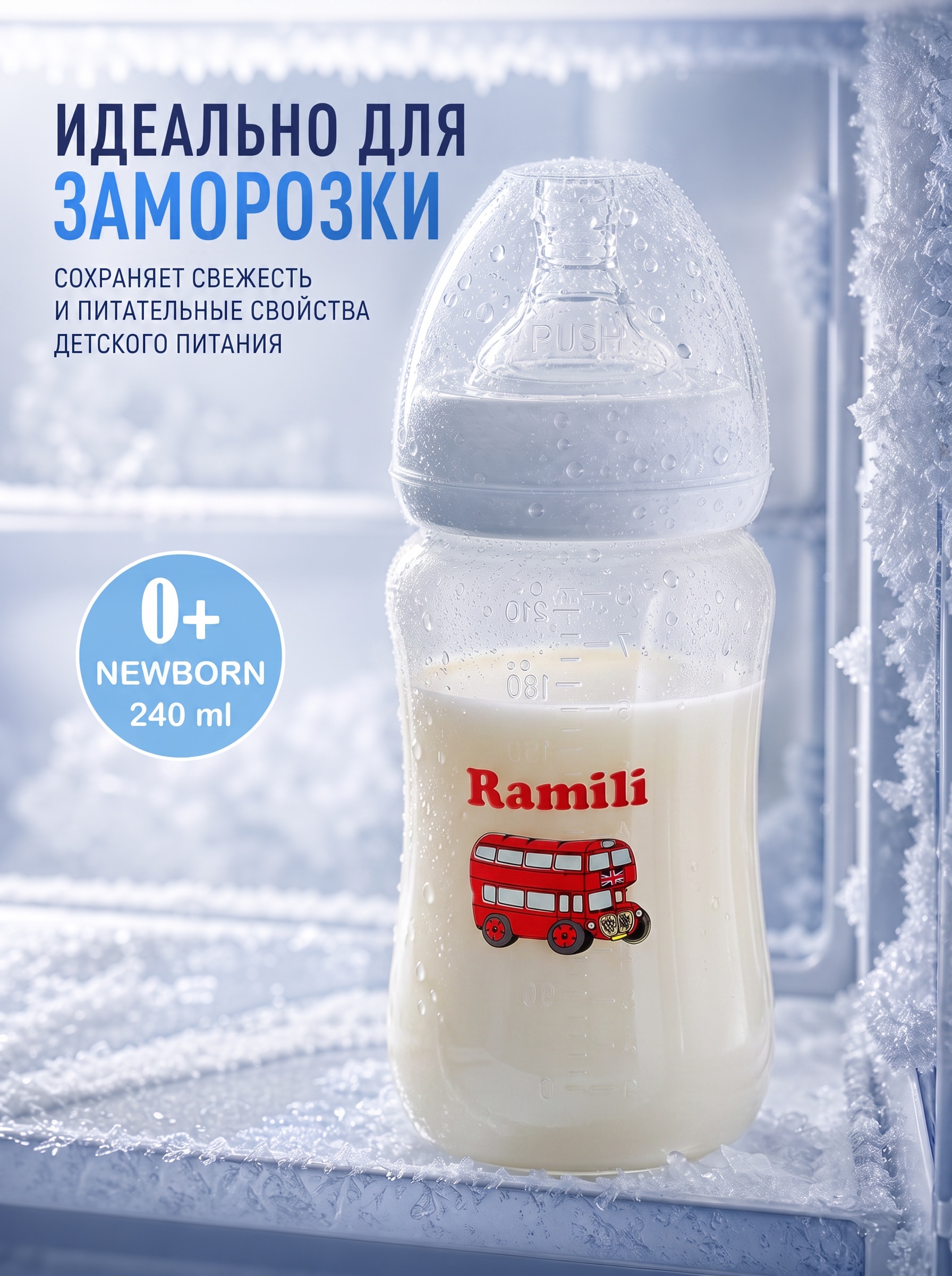 Бутылочка Ramili 240 мл 4 шт. - фото 5