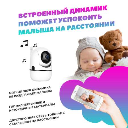 Видеоняня беспроводная You Lucky Умная Белая