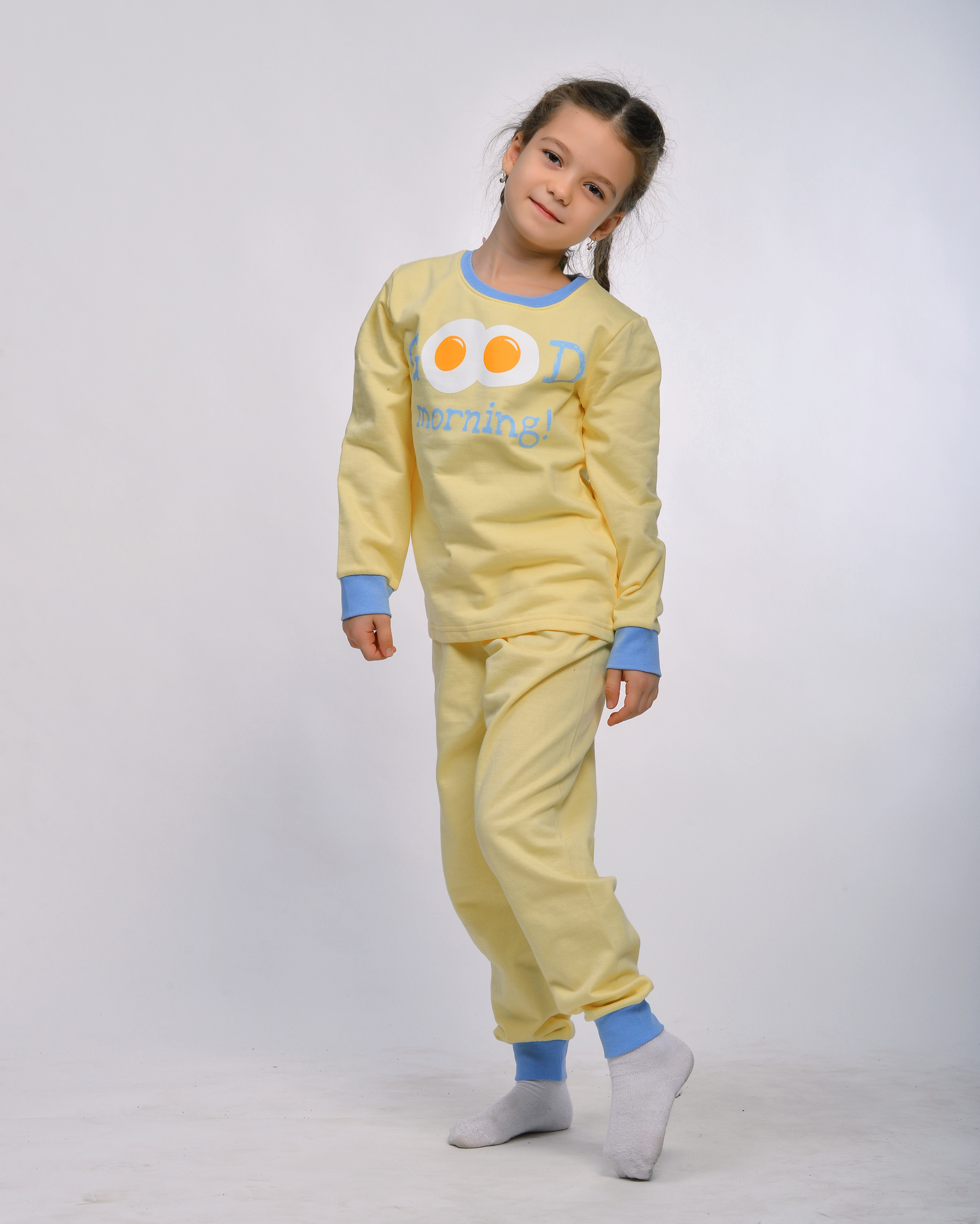Пижама STELLA MODA 12204_желтый/голубой - фото 9