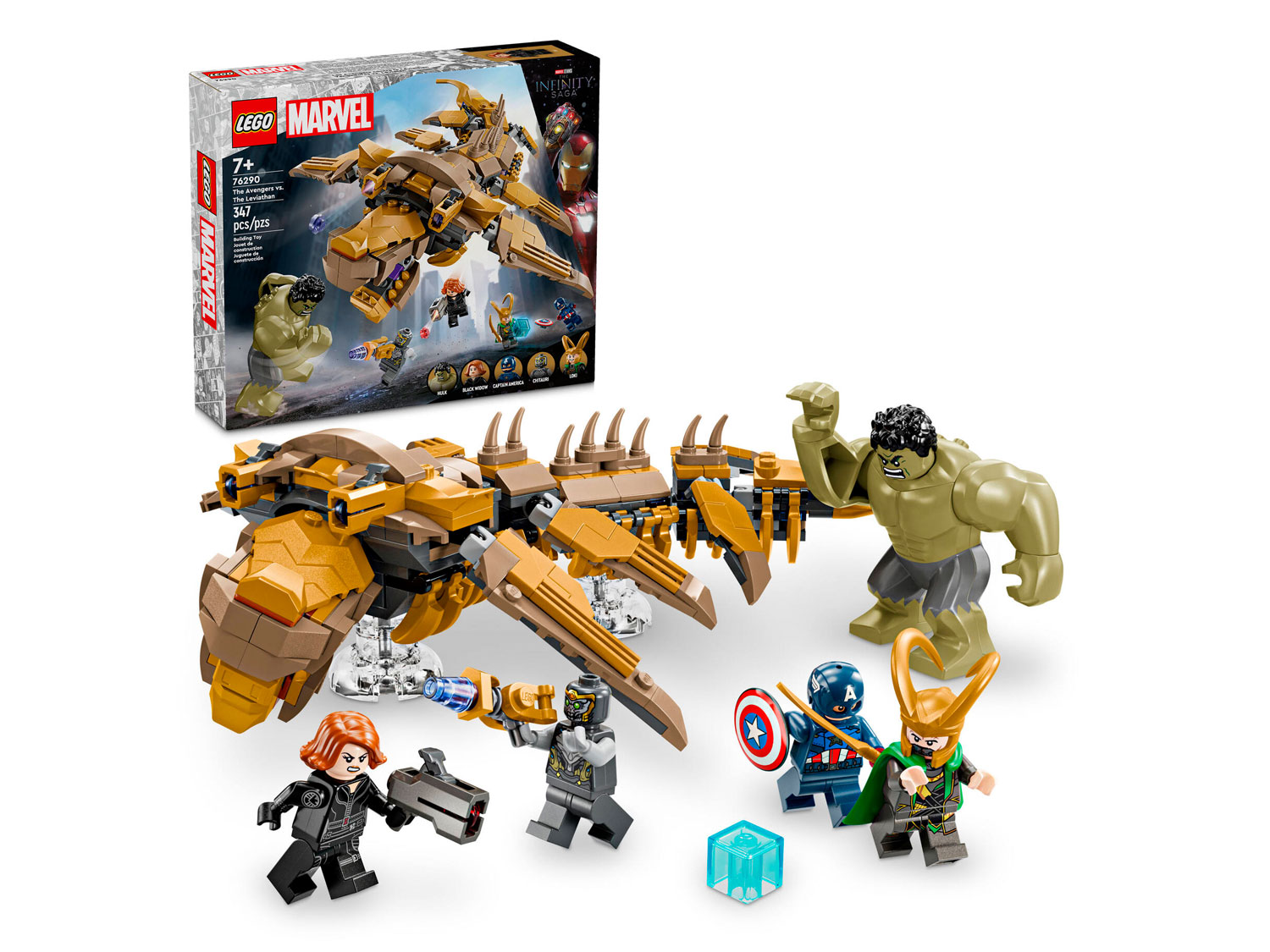 Конструктор LEGO Marvel Super Heroes Мстители против Левиафана блочный - фото 2