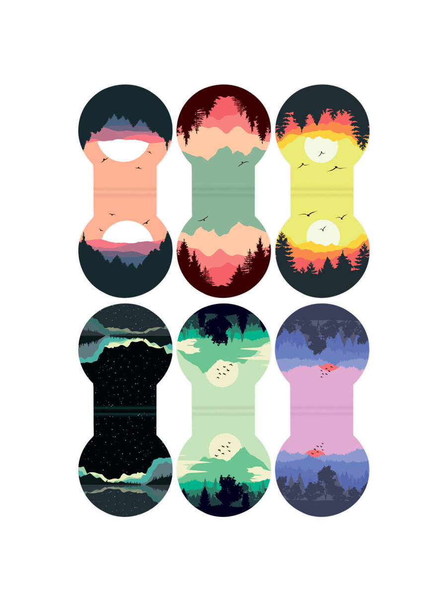 Магнитная закладка Brauberg 6 шт. - фото 6