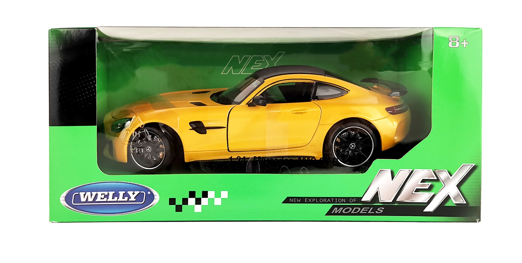 Автомобиль Welly Mercedes Benz Amg GT R 1:24 24081W - фото 2