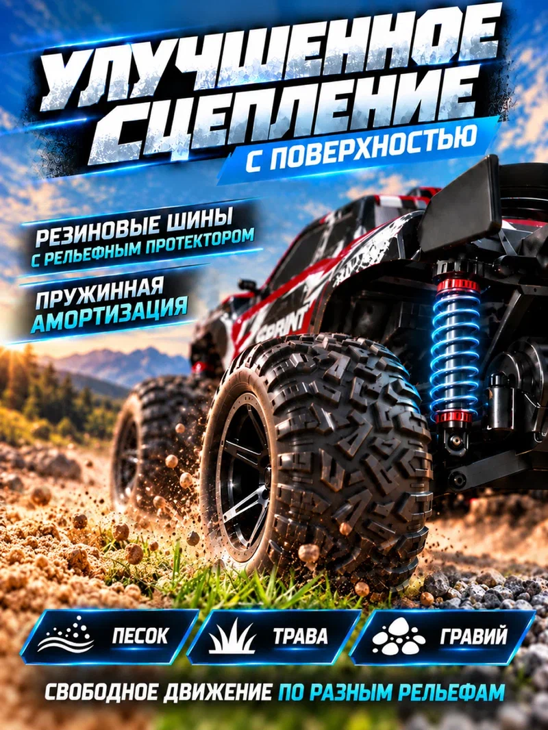 Внедорожник РУ AUTODRIVE Джип 1:18 - фото 4