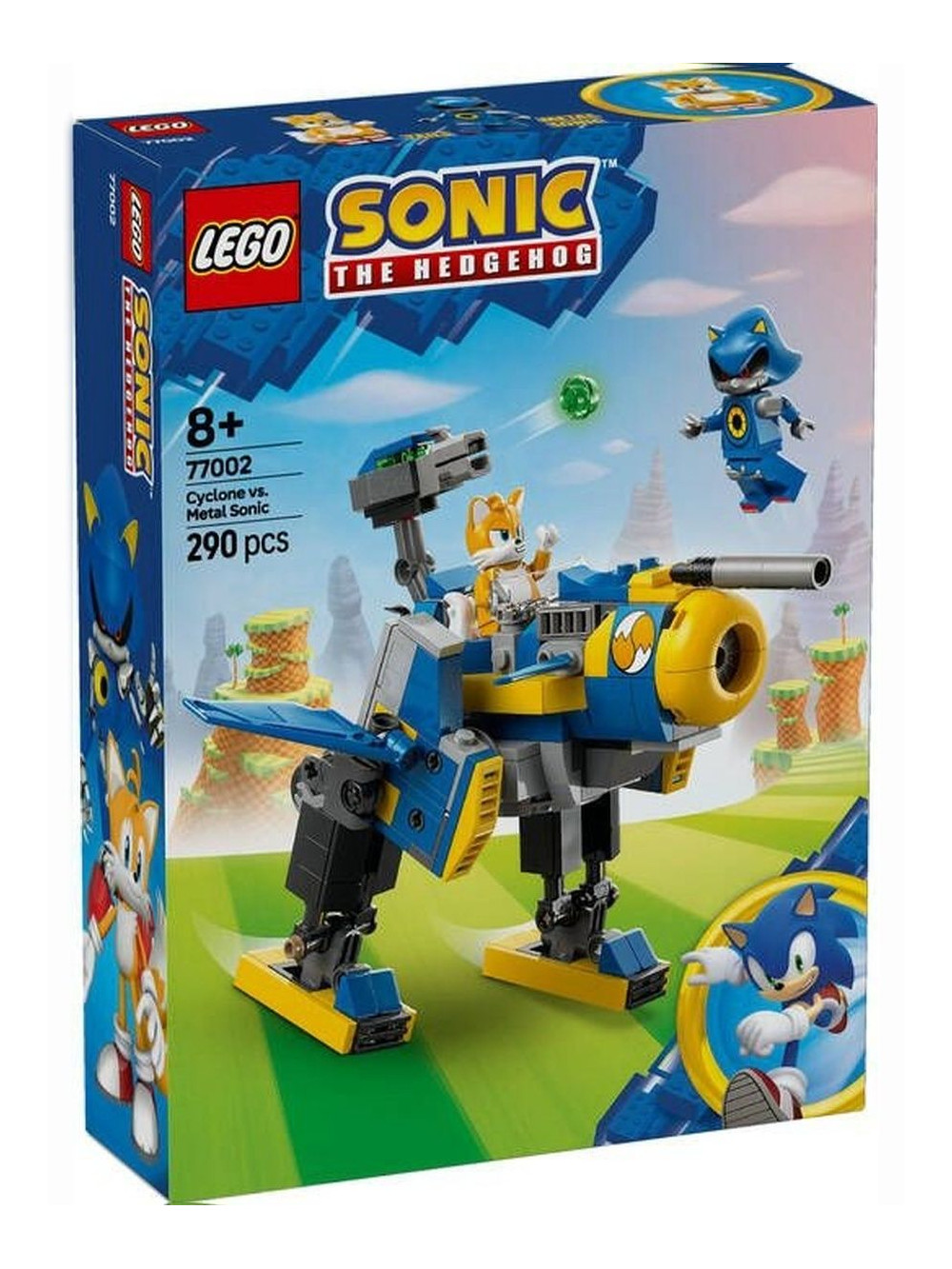 Конструктор LEGO Sonic the Hedgehog Циклон против Соника 290 дет. - фото 1