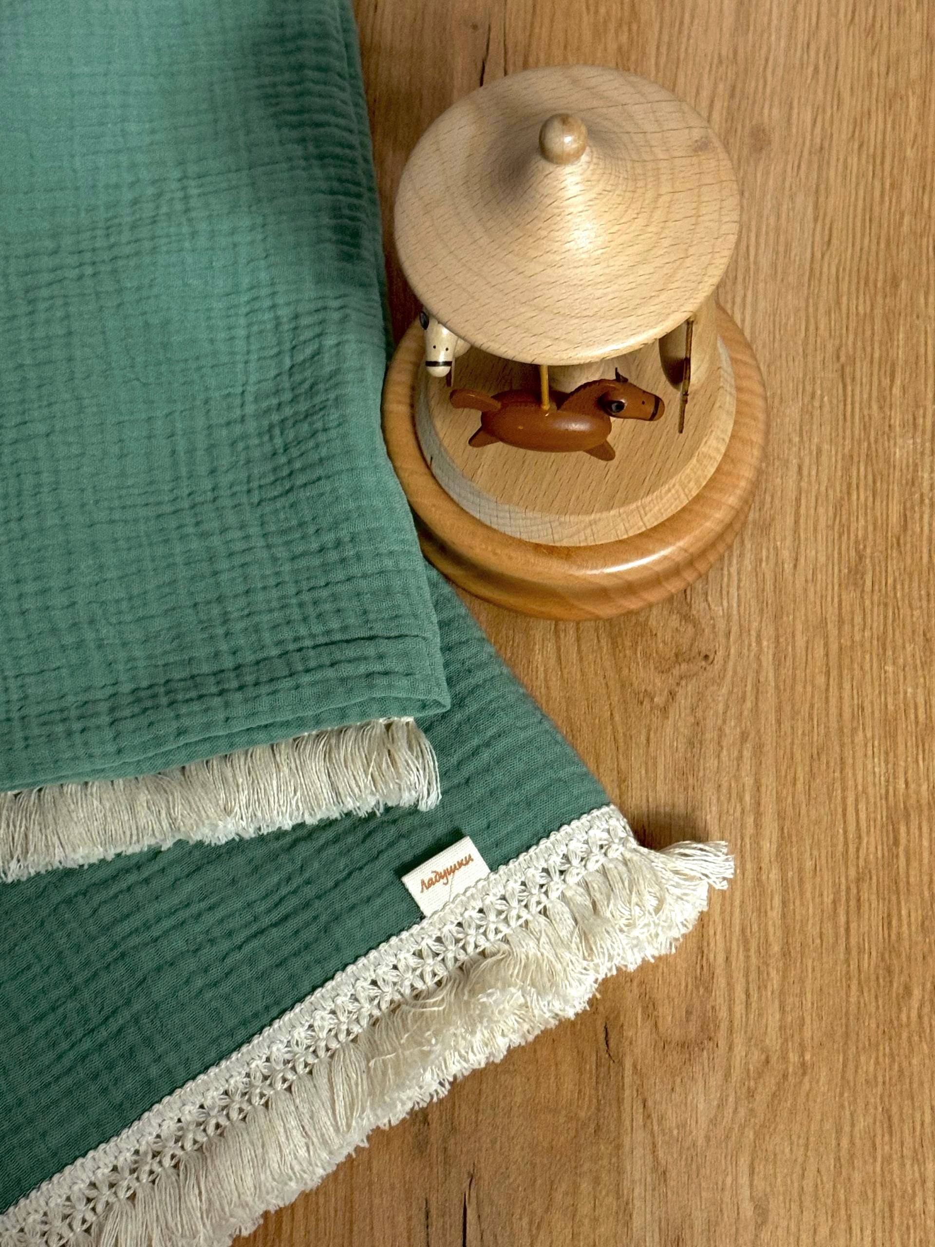 Плед Ладушки муслиновый 100 x 130 см муслин - фото 5