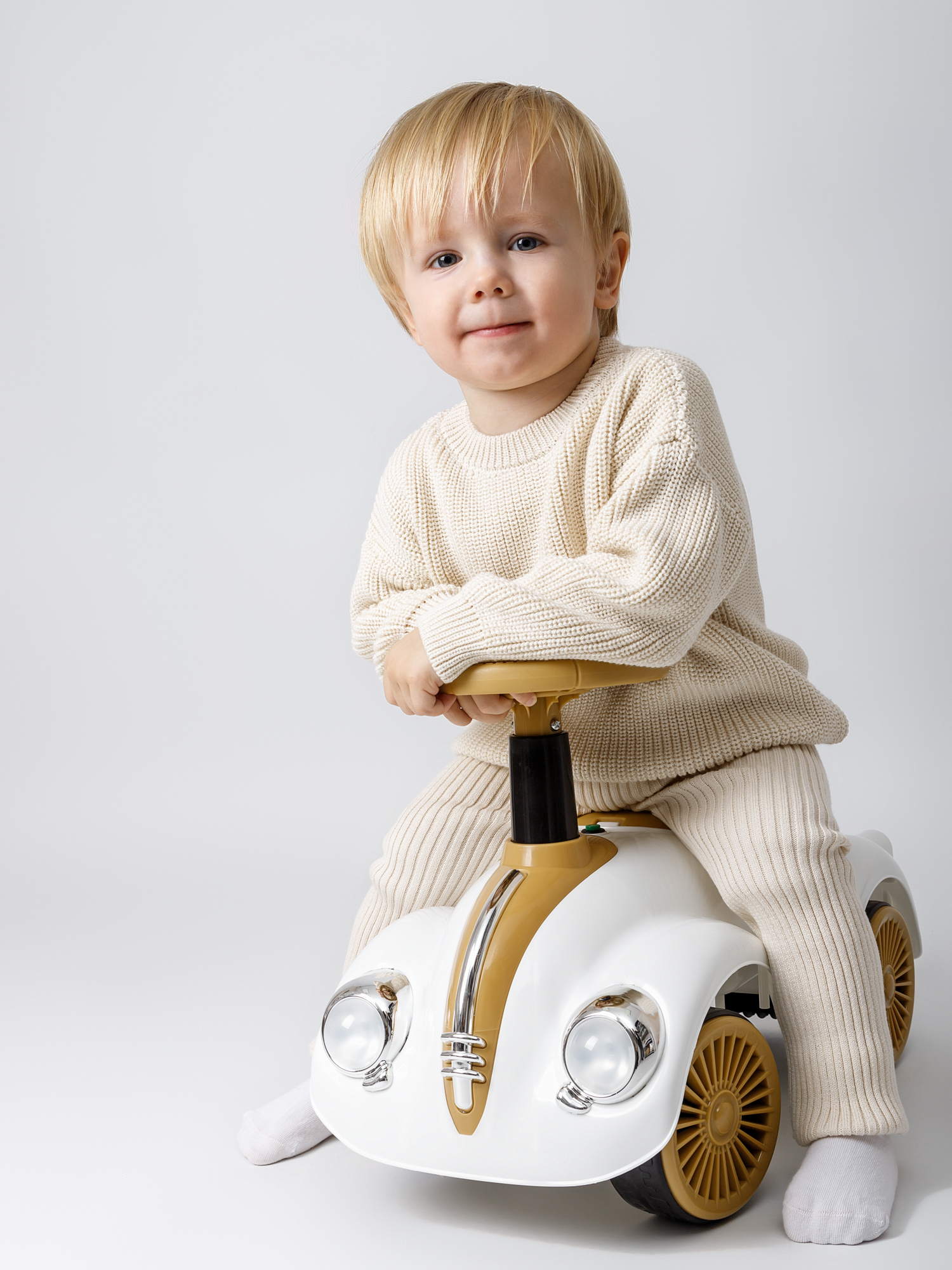 Каталка Amarobaby Retro бежевый в ассортименте - фото 12