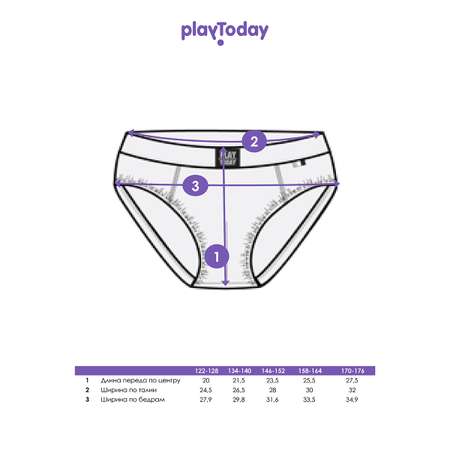 Трусы 2 шт PlayToday