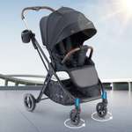 Коляска прогулочная Happy Baby Luna черный