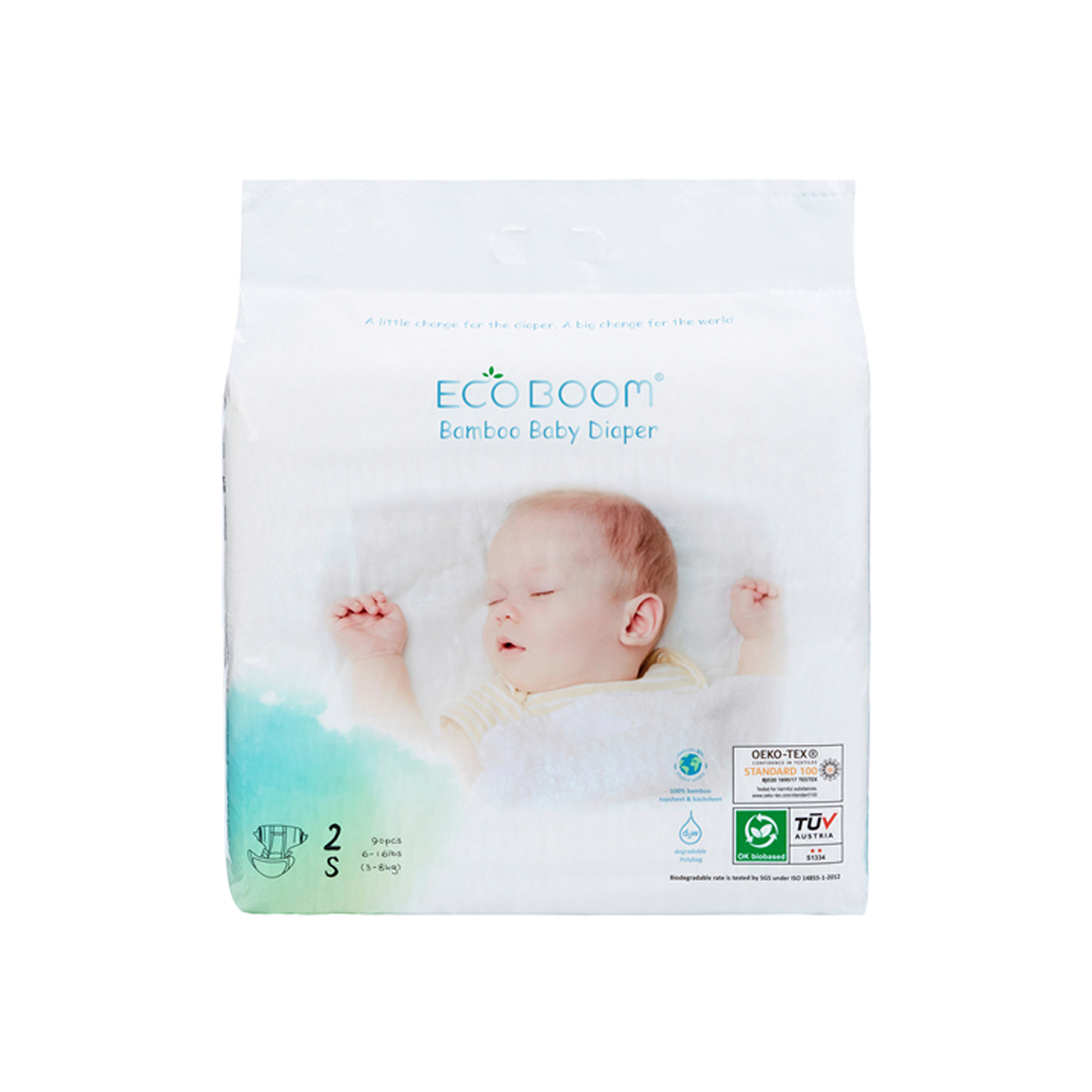 Подгузники ECO BOOM Eco S 90 шт. - фото 1