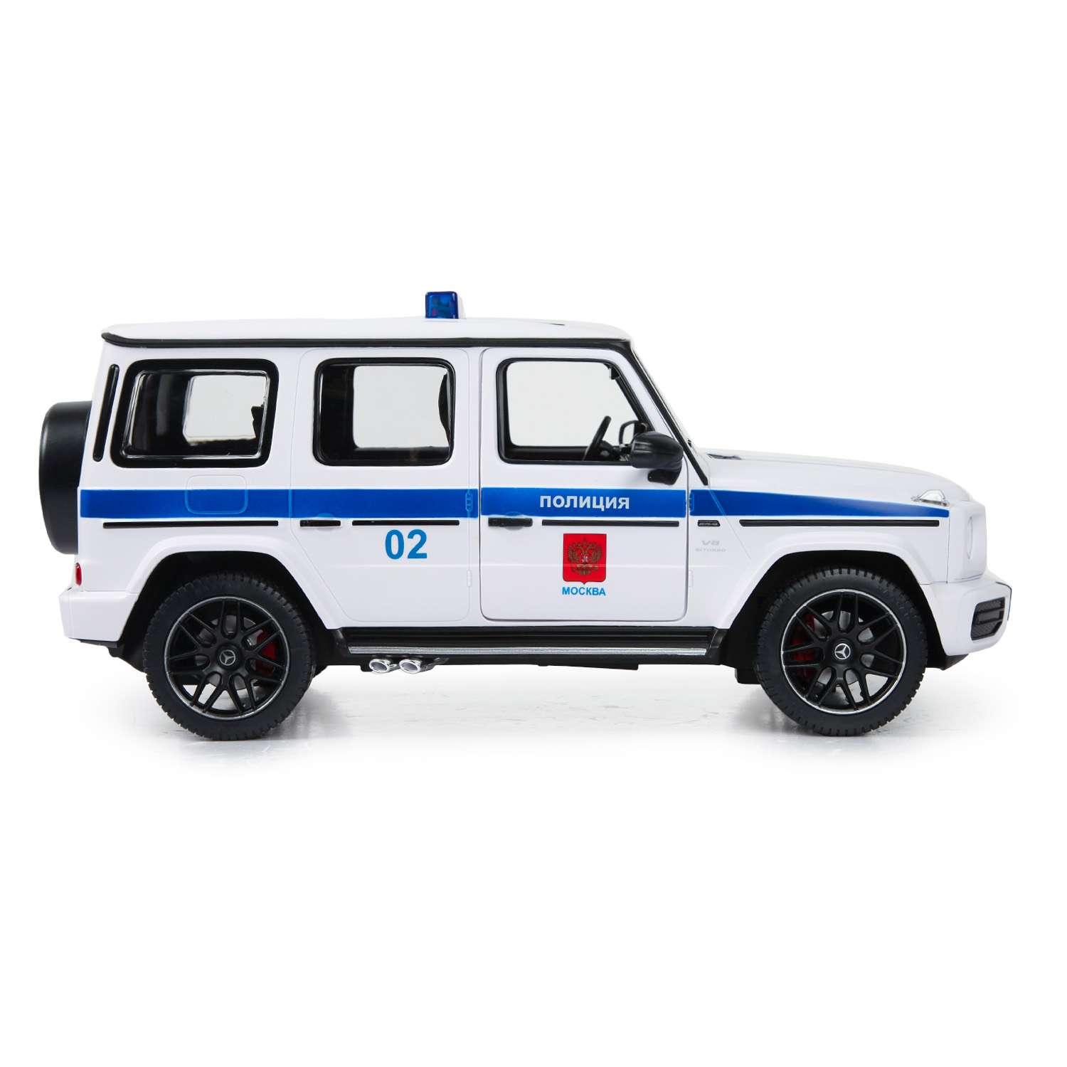 Полицейская машина РУ Rastar Mercedes 1:14 - фото 5