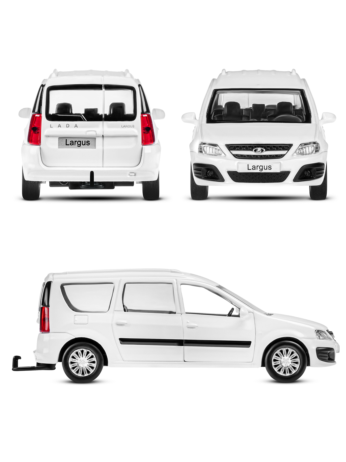Автомобиль АВТОпанорама LADA Largus 1:43 JB1251630 - фото 8