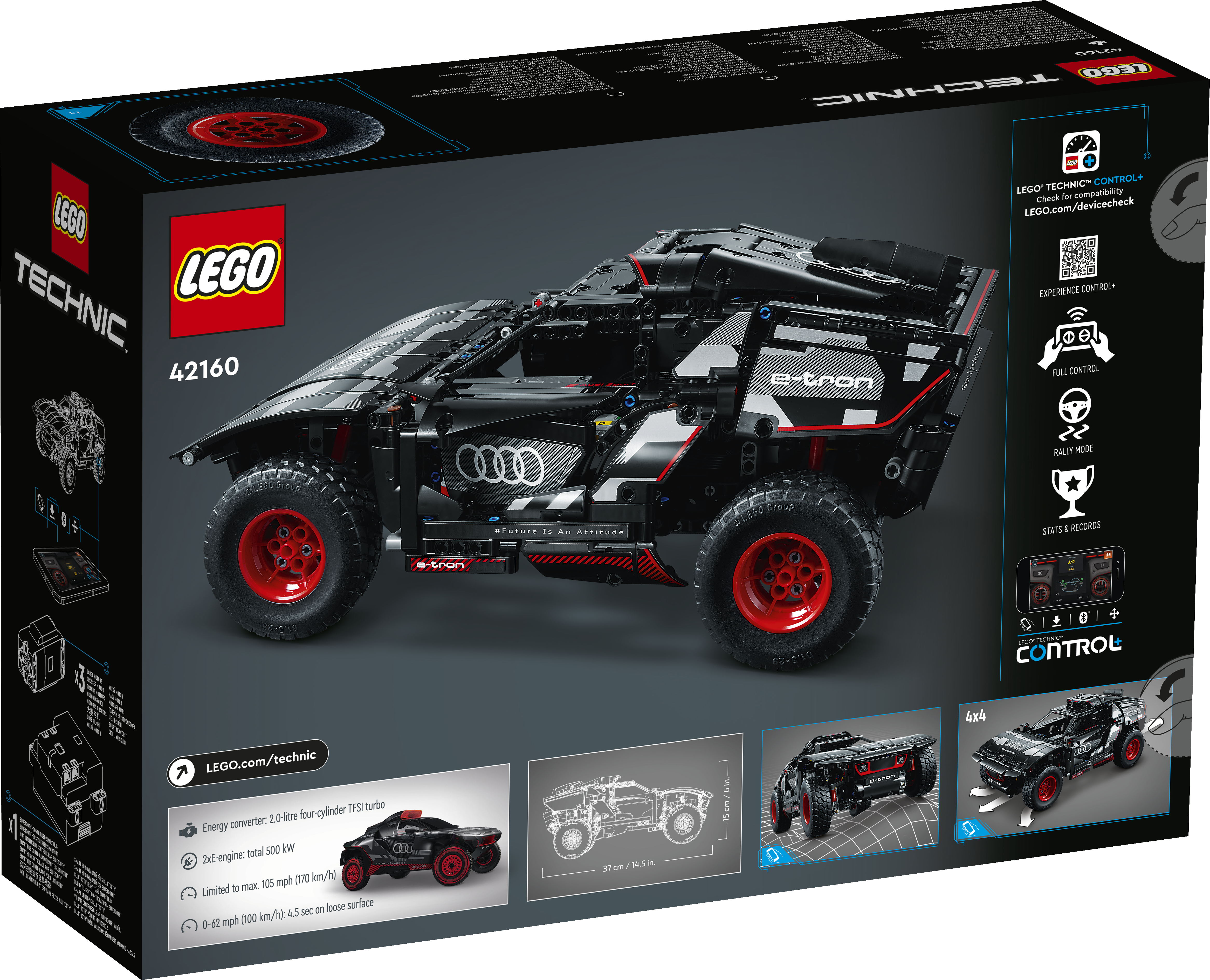 Конструктор LEGO Technic Audi RS Q e-tron блочный - фото 8
